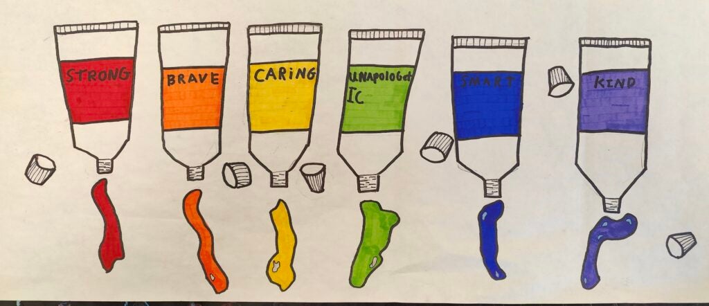 Ellie Wyss, 6th Grade, "Untitled", Drawing