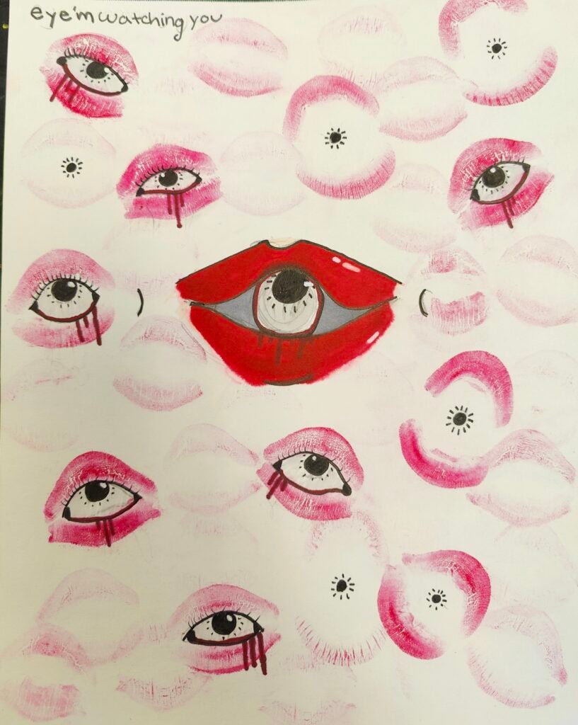 Harriett Emerson, 8th Grade, "Untitled", Mixed Media