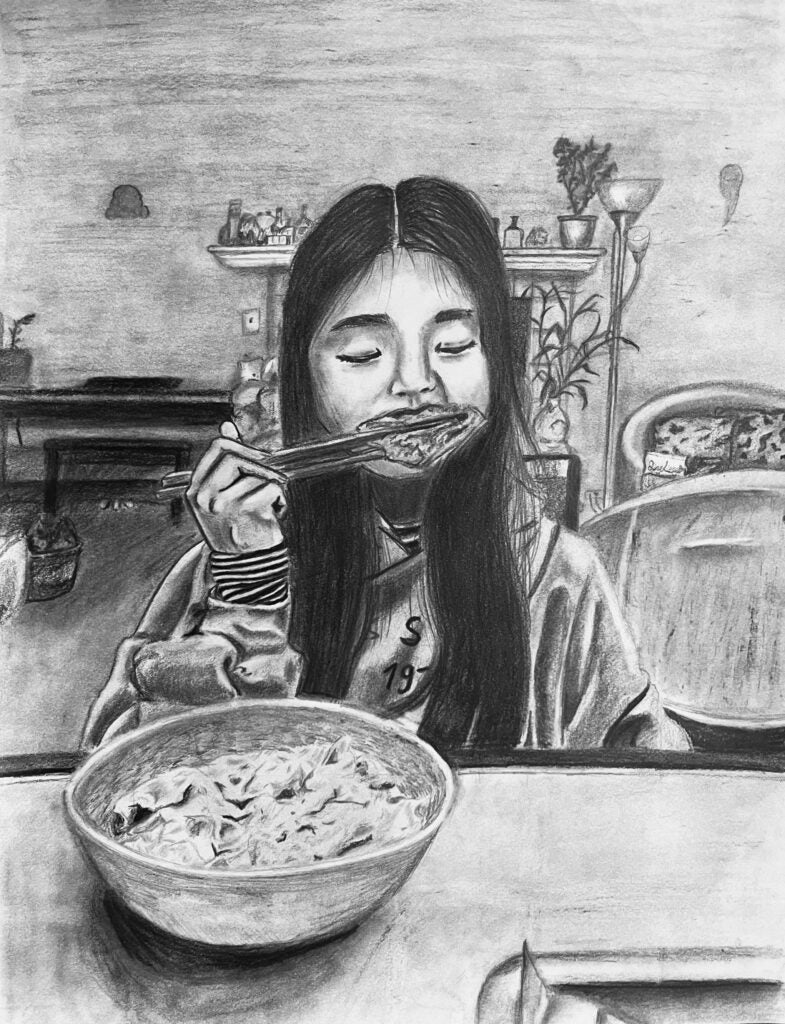 Qing Liang, 11th Grade, "Mom's Cooking"