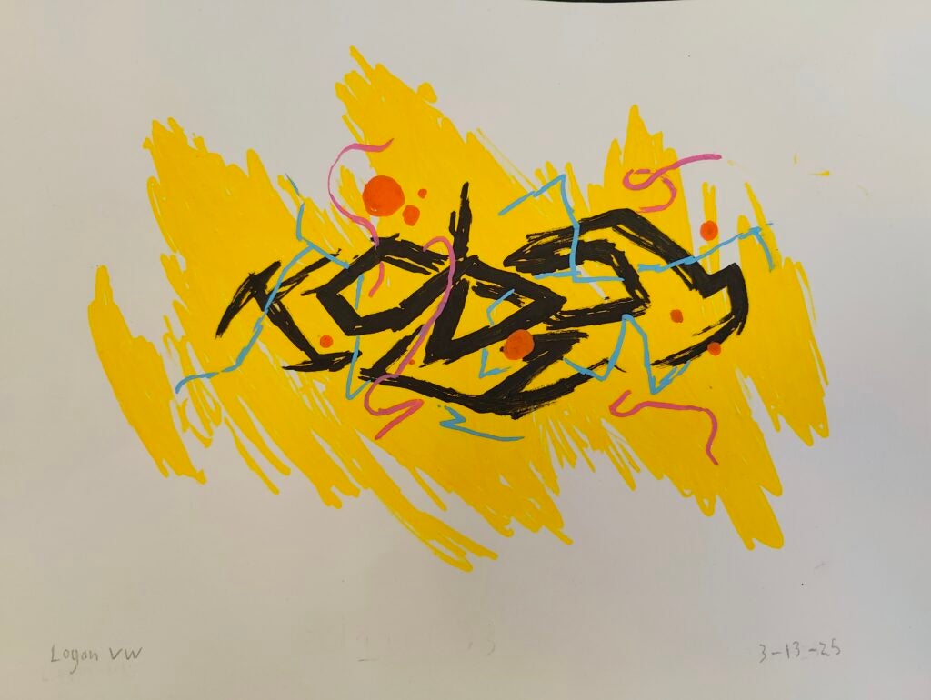 Logan Van Winkle, 6th Grade, "Untitled", Drawing