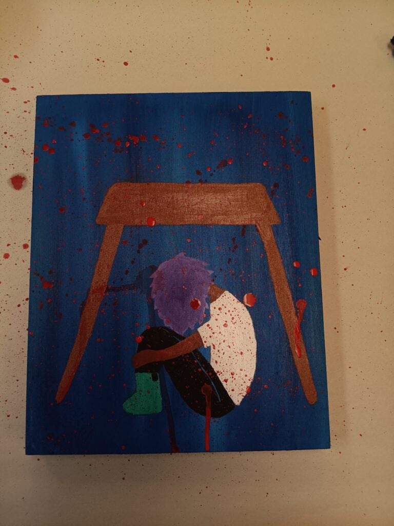 Max Santiago, 11th Grade, "In The School"