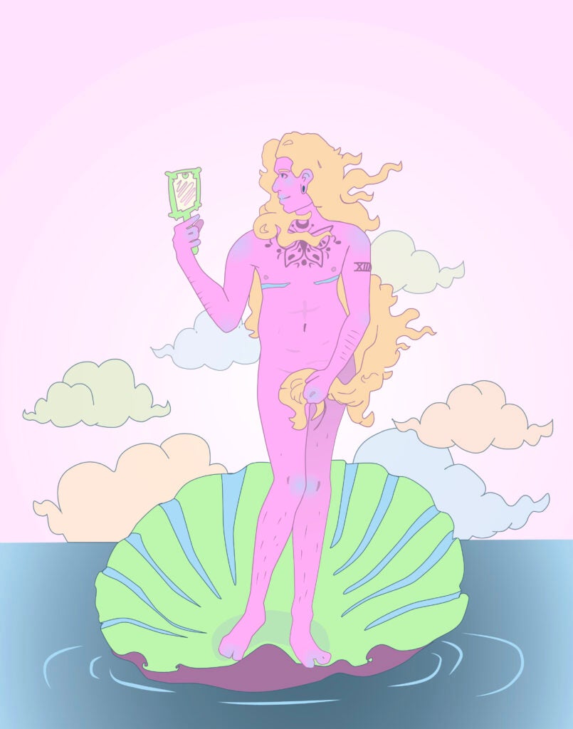 Neo McManus, 10th Grade, "Trans Birth of Venus"