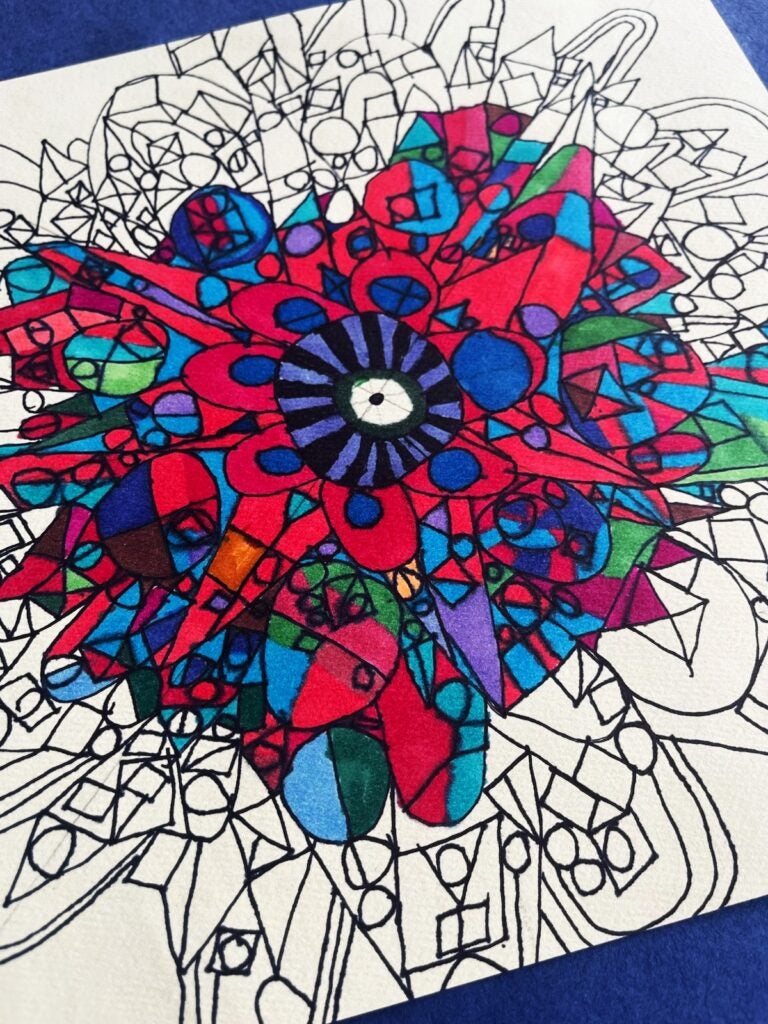 Noah Diaz, 7th Grade, "Untitled", Drawing