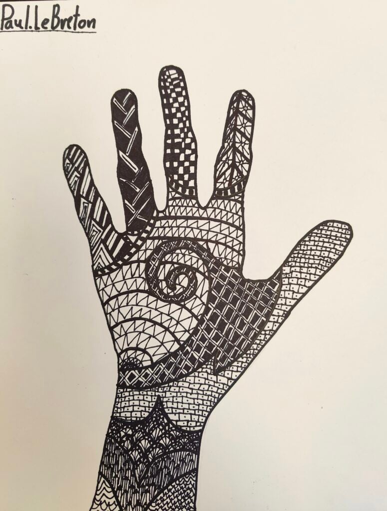 Paul Le Breton, 6th Grade, "Untitled", Drawing