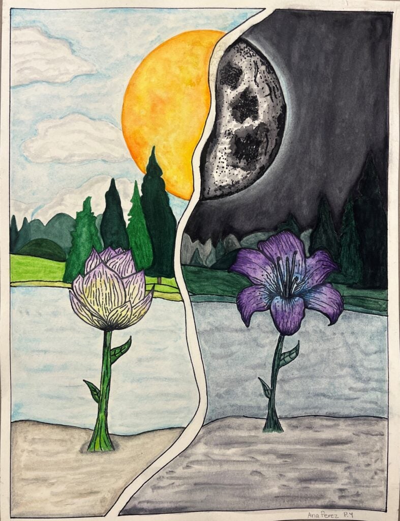 Ana Perez Mendez, 11th Grade, "Watercolor"