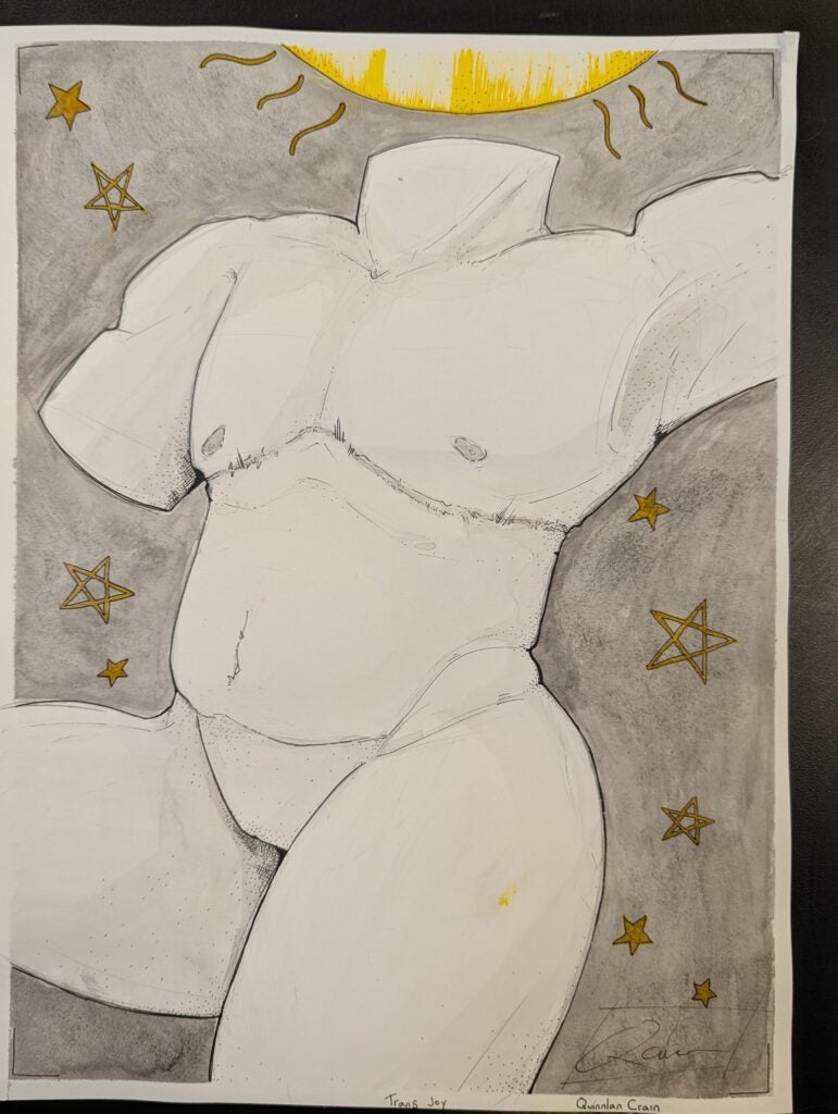 Quinn Crain, 12th Grade, "Trans Joy"