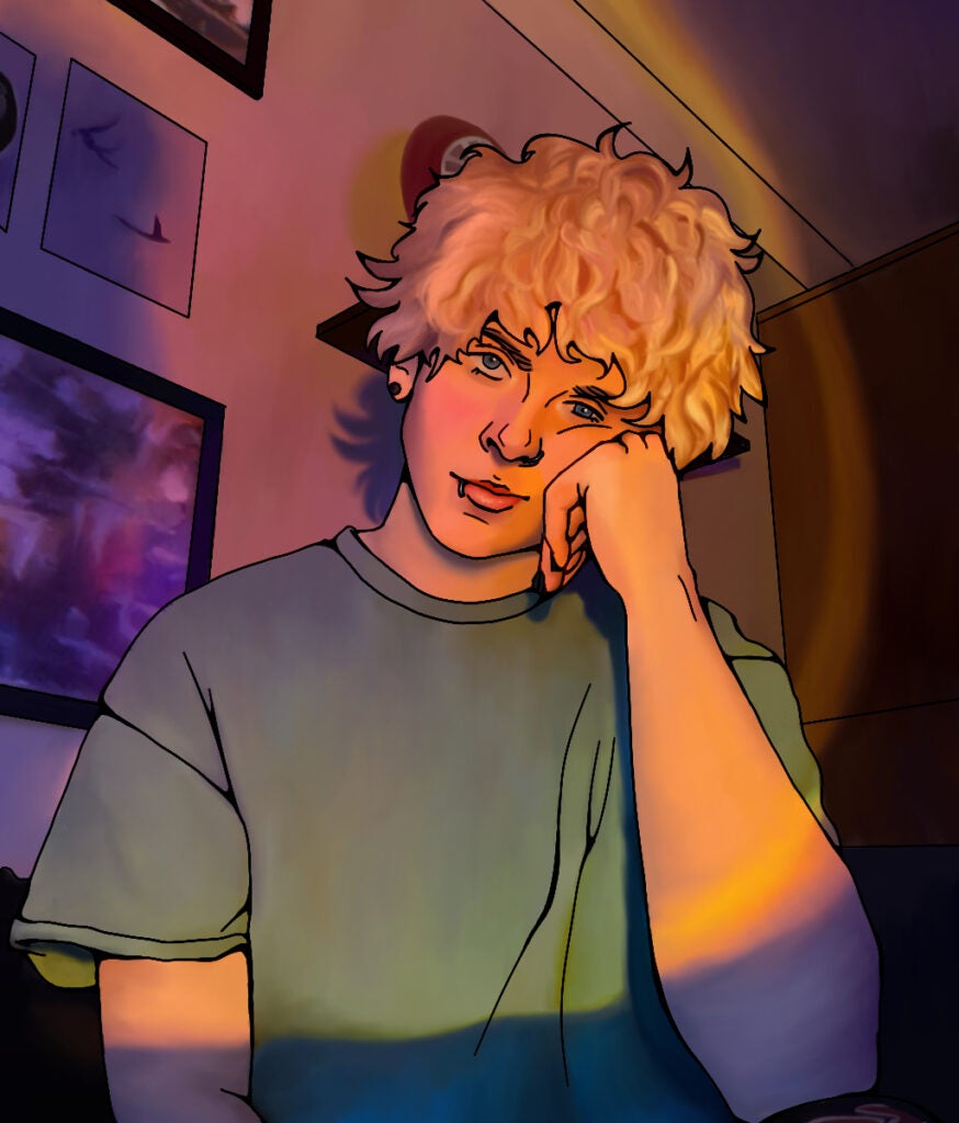 Rose Griffin, 8th Grade, "Untitled", Digital