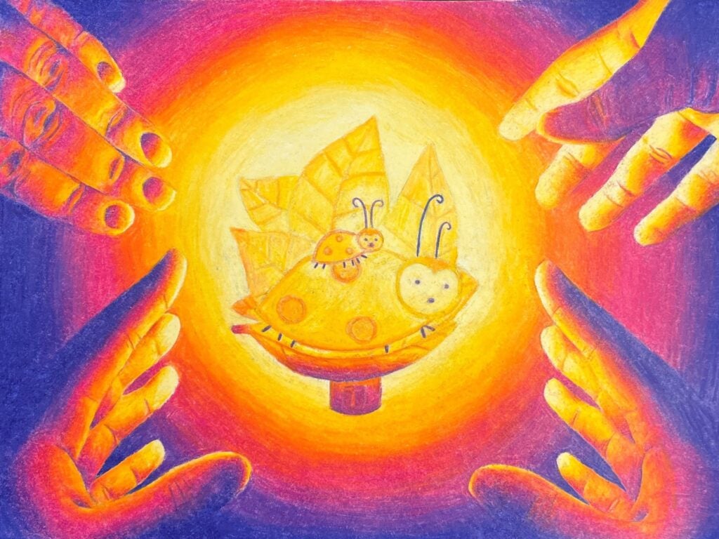 Chloe Russell, 12th Grade, "Reaching"