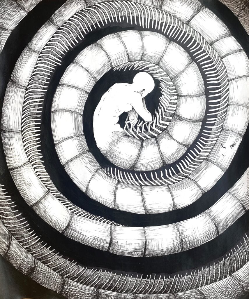 Wren Wooten, 12th Grade, "The Millipede's Shame"