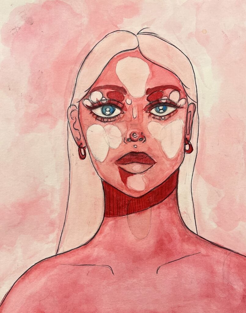 Eloise Taylor, 11th Grade, "Untitled Portrait"