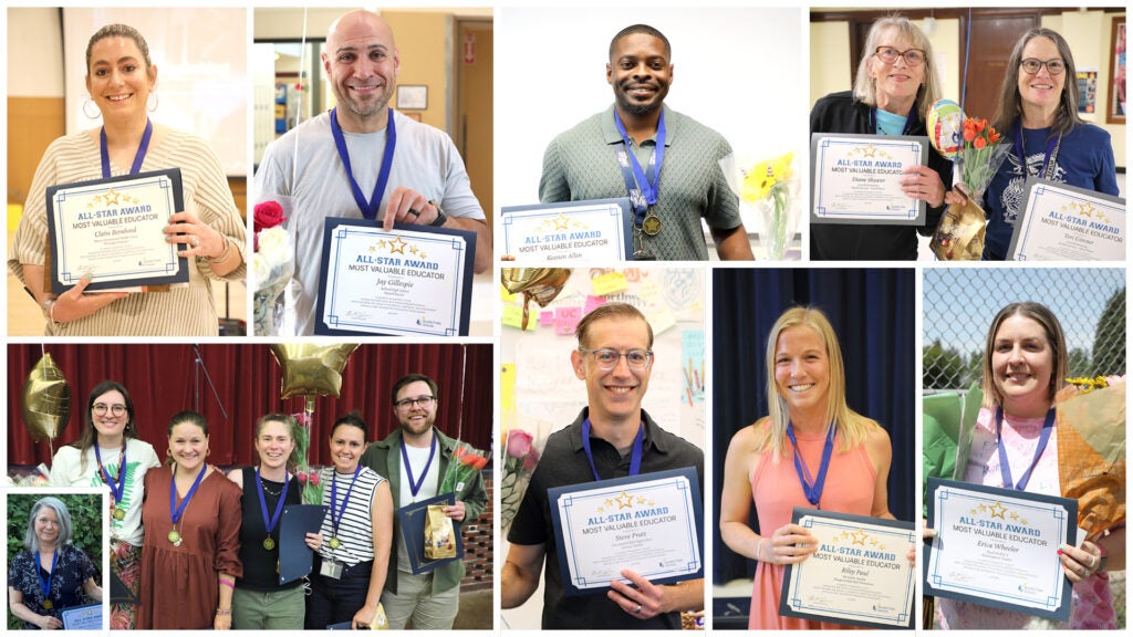 SPS All Stars photo of each educator