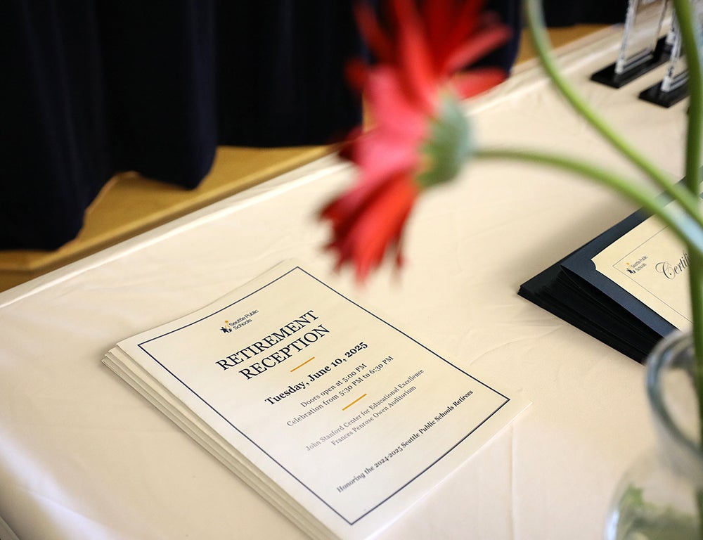 Retirement Reception Program