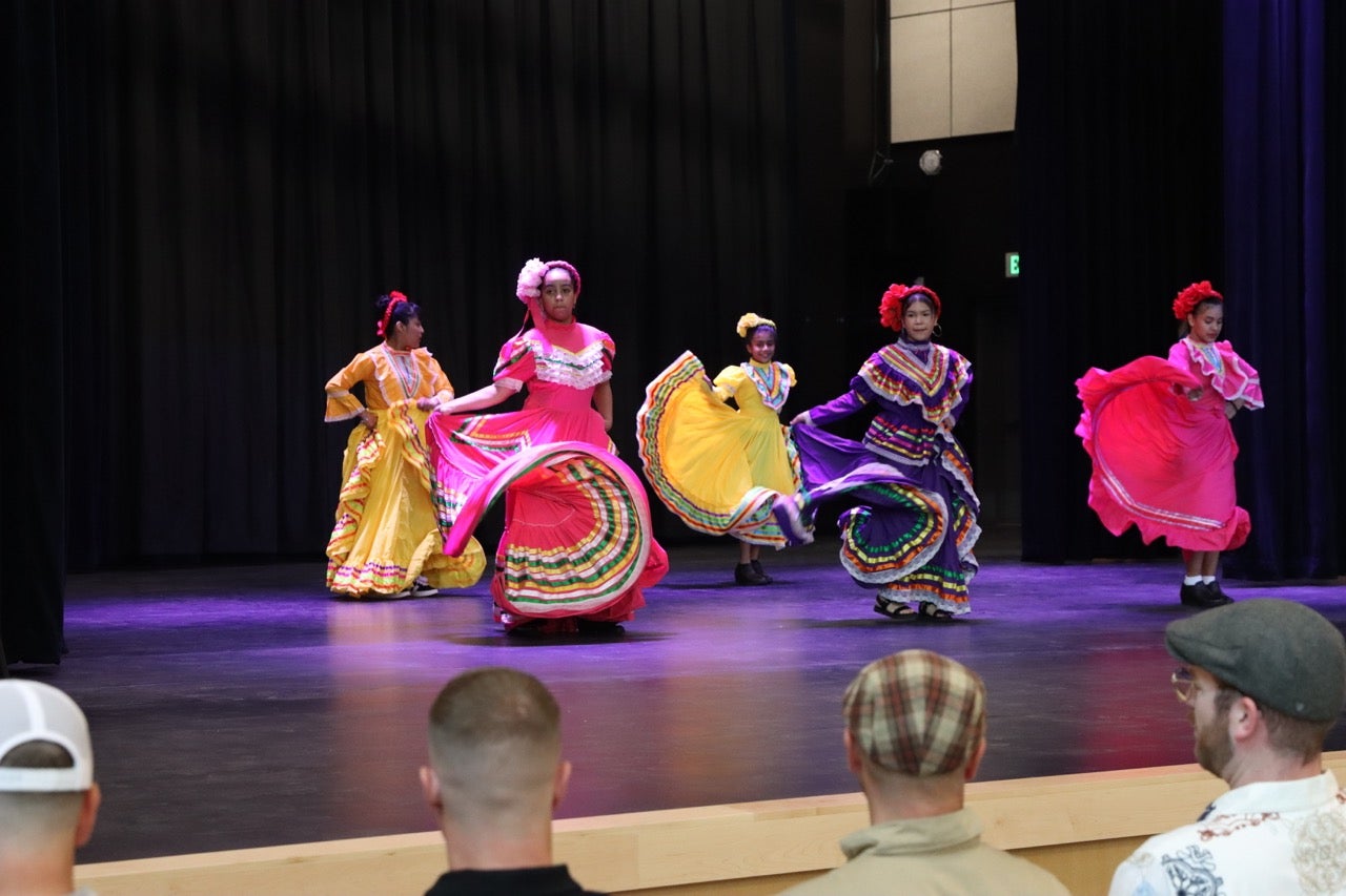 Mercer Ribbon Cutting Ceremony dancers