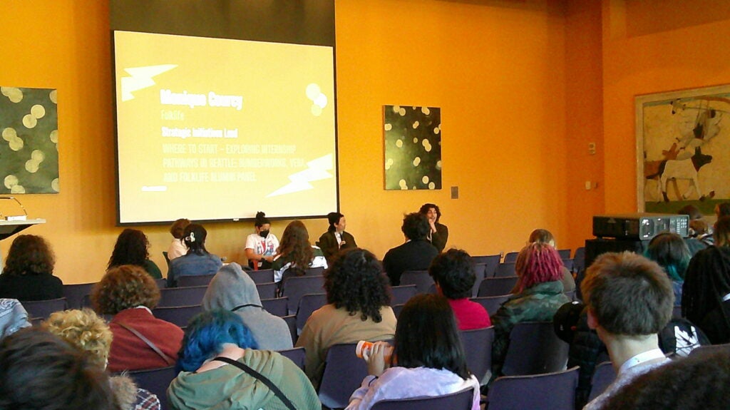 panel discussion at creative economy career day