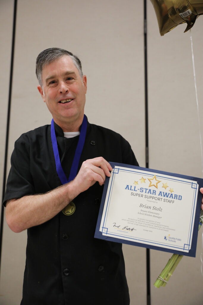 Brian Stolz, Kitchen Manager – Bryant Elementary 