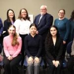 2025-26 School Board Directors and Student School Board members with Superintendent Podesta