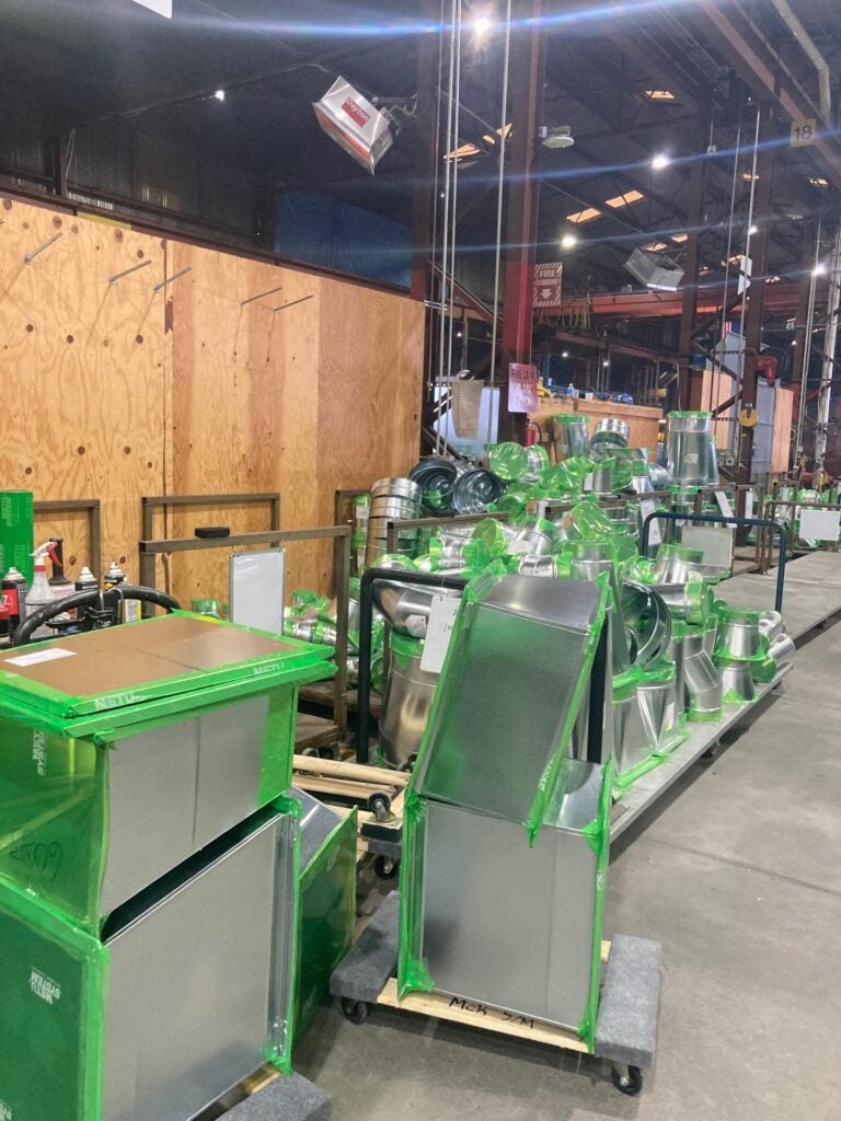 air ducts created at mckinstry