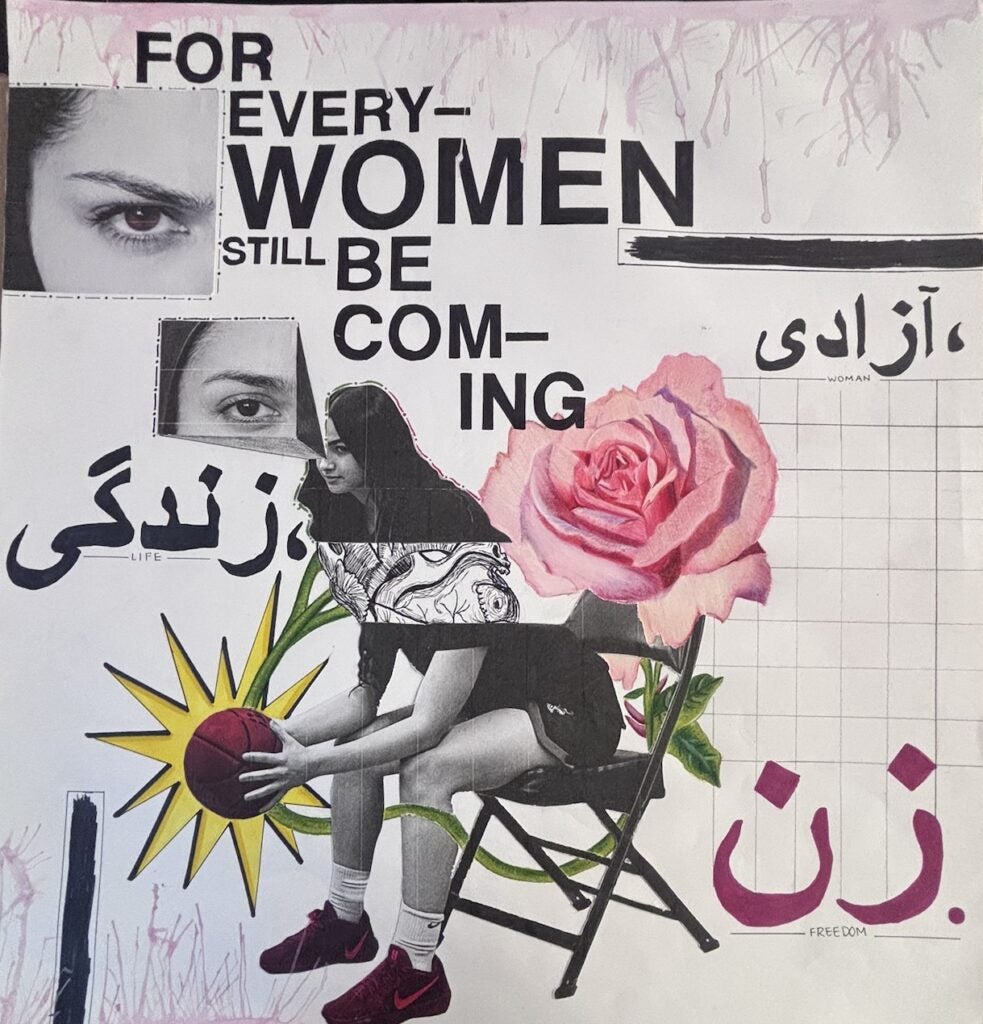 Emmanuella Alvarez, 12th Grade, "Woman. Life. Freedom."