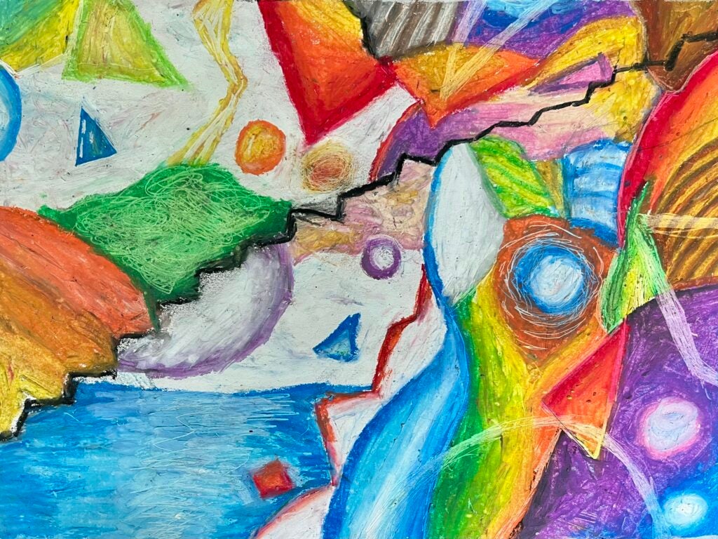Ava Mittler, 7th Grade, "Untitled", Drawing