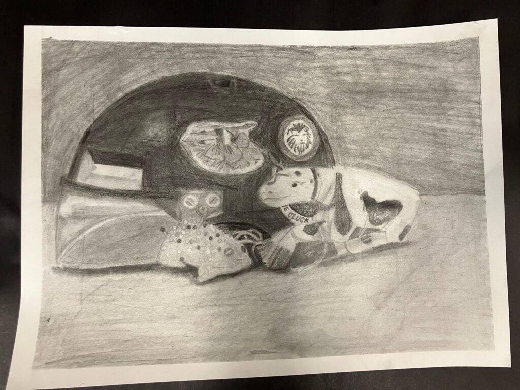 Sally Bratland, 9th Grade, "Untitled"