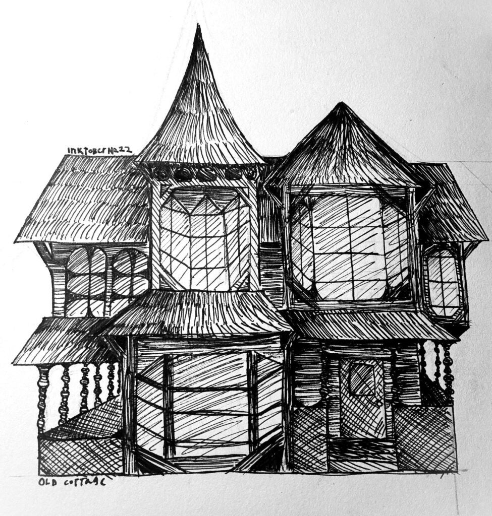Arya Broman, 8th Grade, "Victorian", Drawing