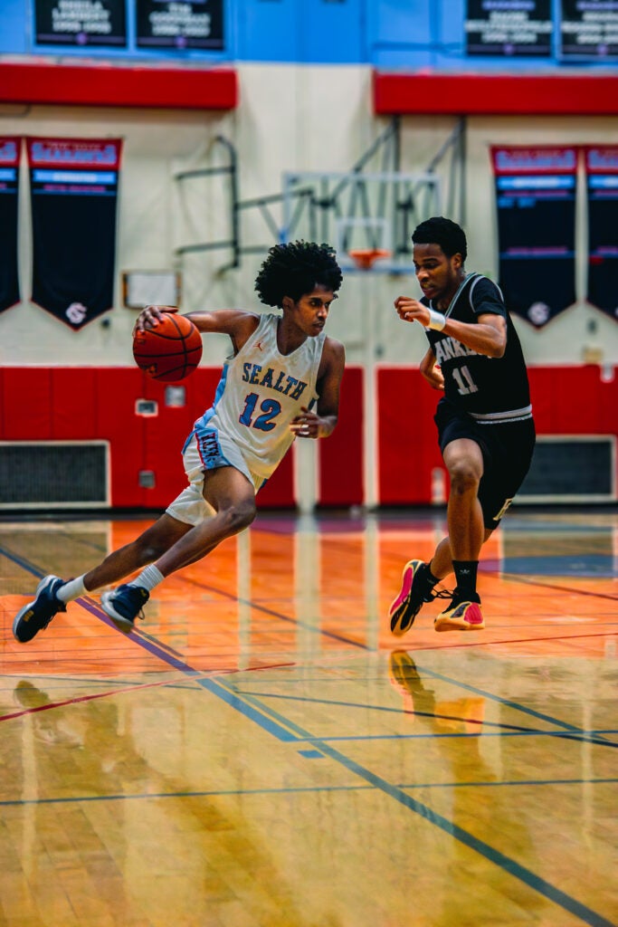 Sahale Evans, 12th Grade, "Levitating Courtside"