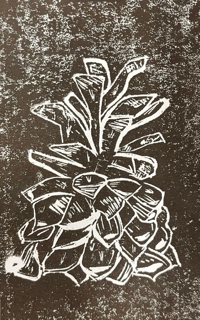 Maya Branch, 12th Grade, "Ever-connected pinecone"