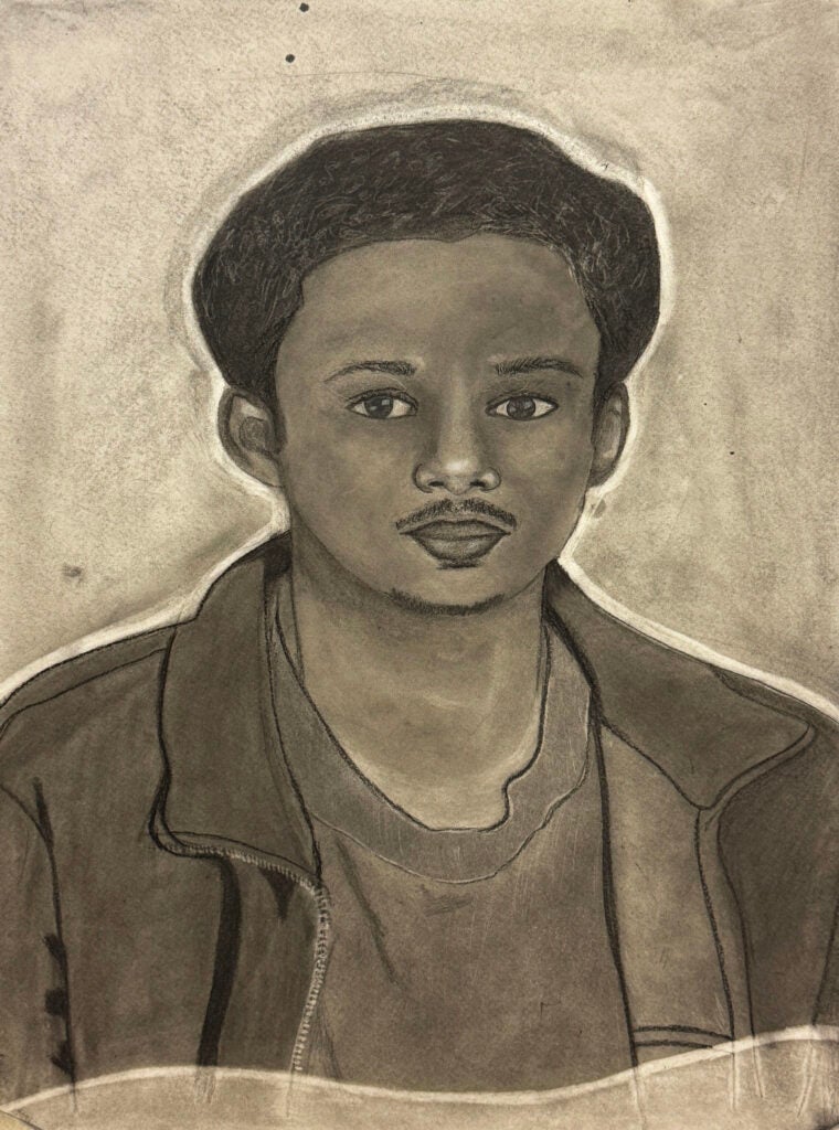 Jafer Feyisa, 12th Grade, "Self-Portrait"