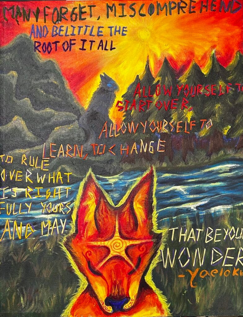 Sam/Salmon Gasamis, 9th Grade, "The Wonder Wanderer"