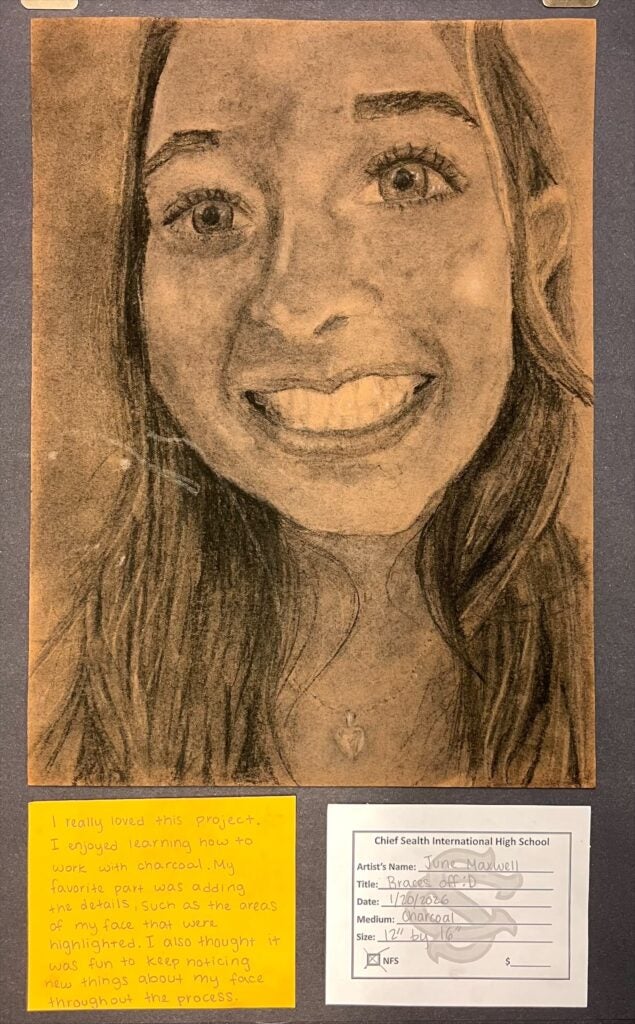 June Maxwell, 9th Grade, "Braces Off :D"