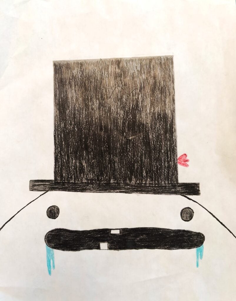 Turner Girou, 8th Grade, "Untitled", Mixed Media