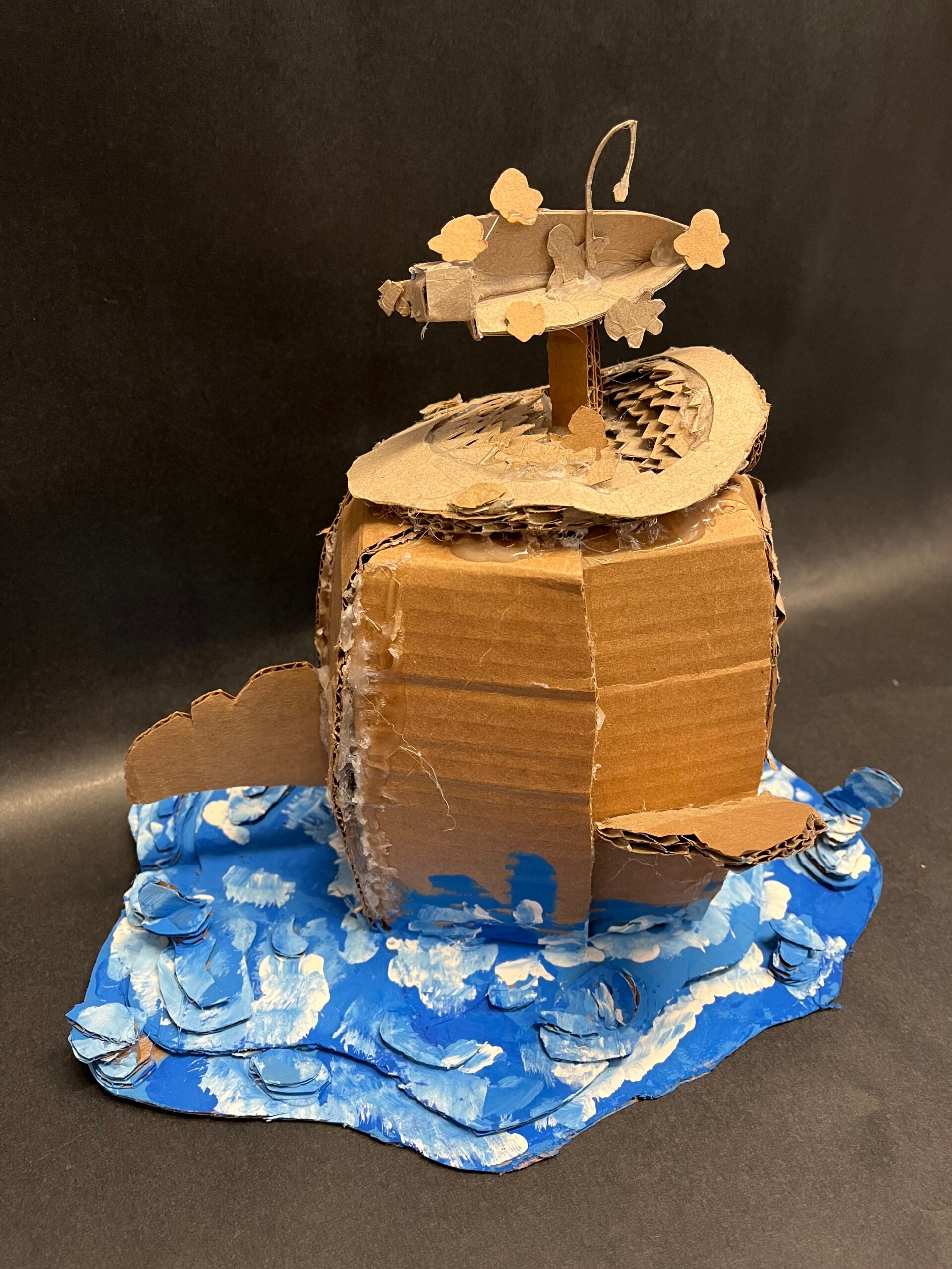 Oskar Nelson, 8th Grade, "Lots of Teeth", Sculpture