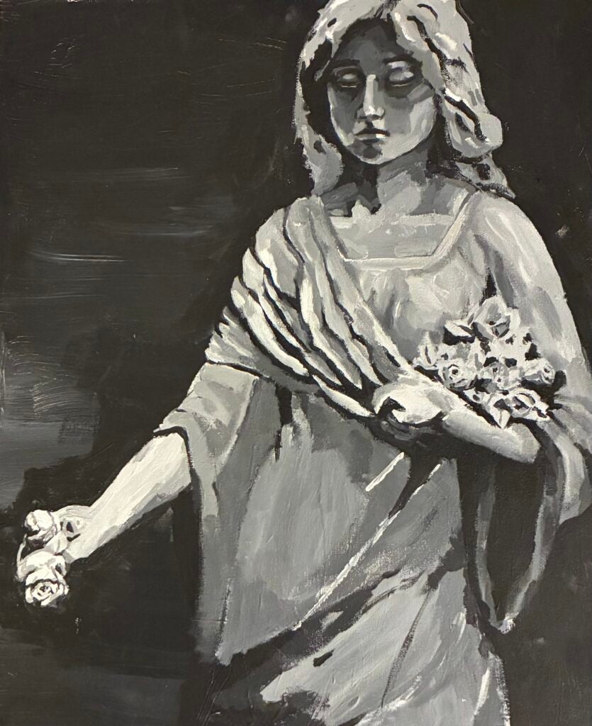 Taitum Stevens, 12th Grade, "Statue"