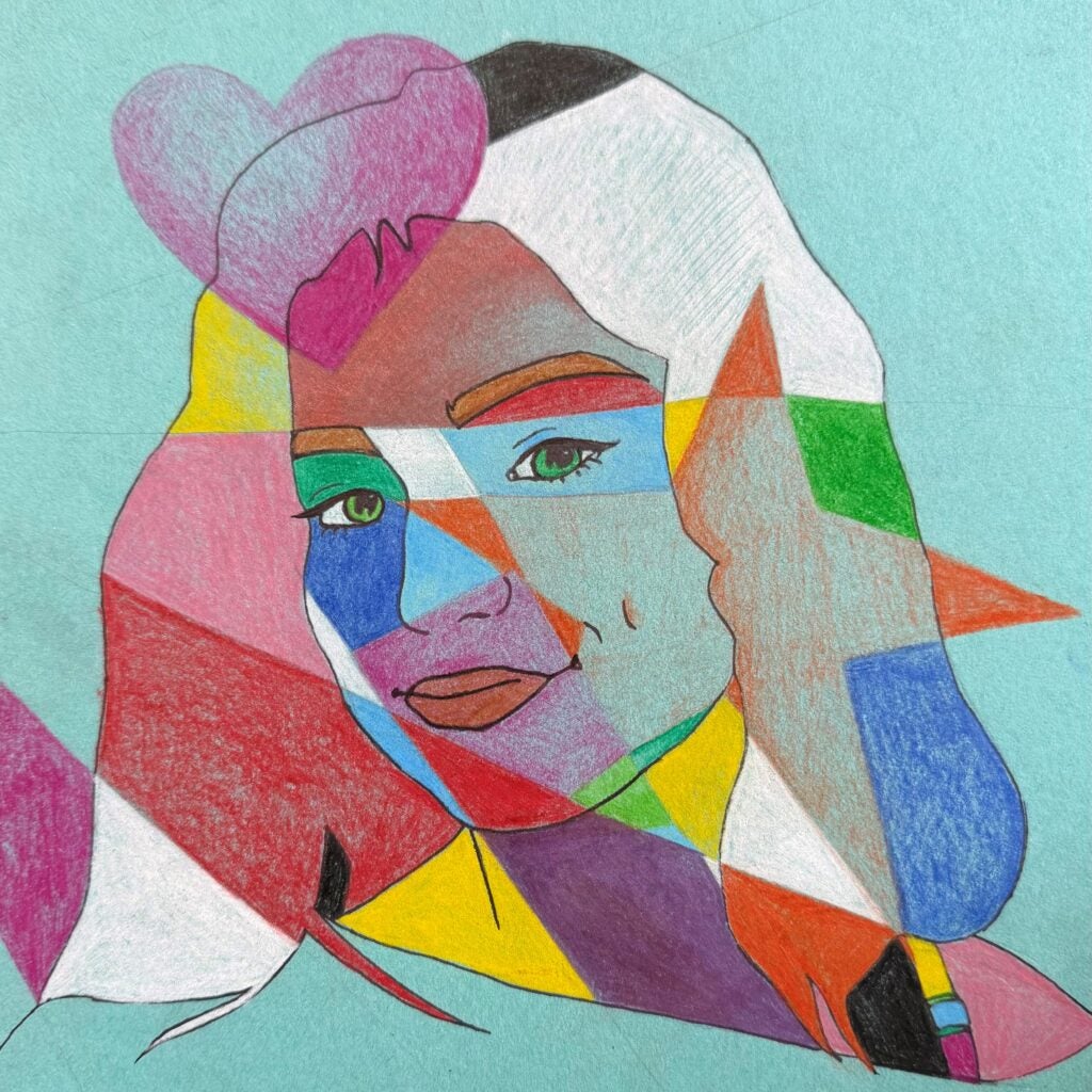 Evie Jannazzo, 8th Grade, "Untitled", Mixed Media