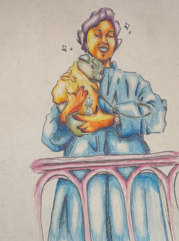 Gigi Blanchard, 7th Grade, "Untitled", Mixed Media