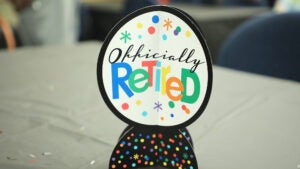 Retirees sign