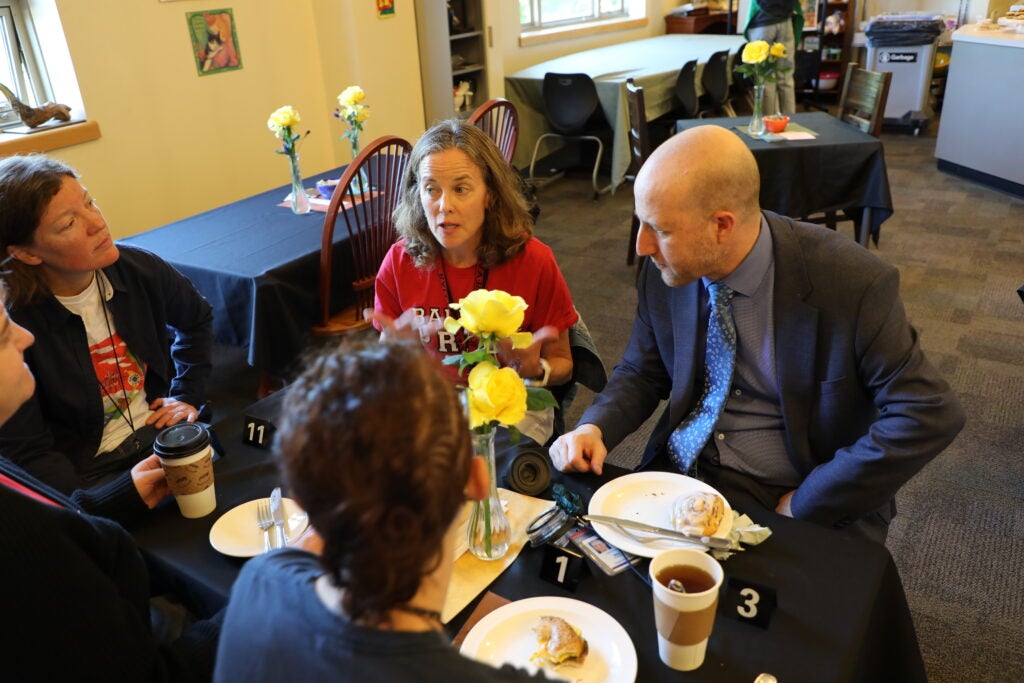 Ballard Bistro Cafe Group seated at a table