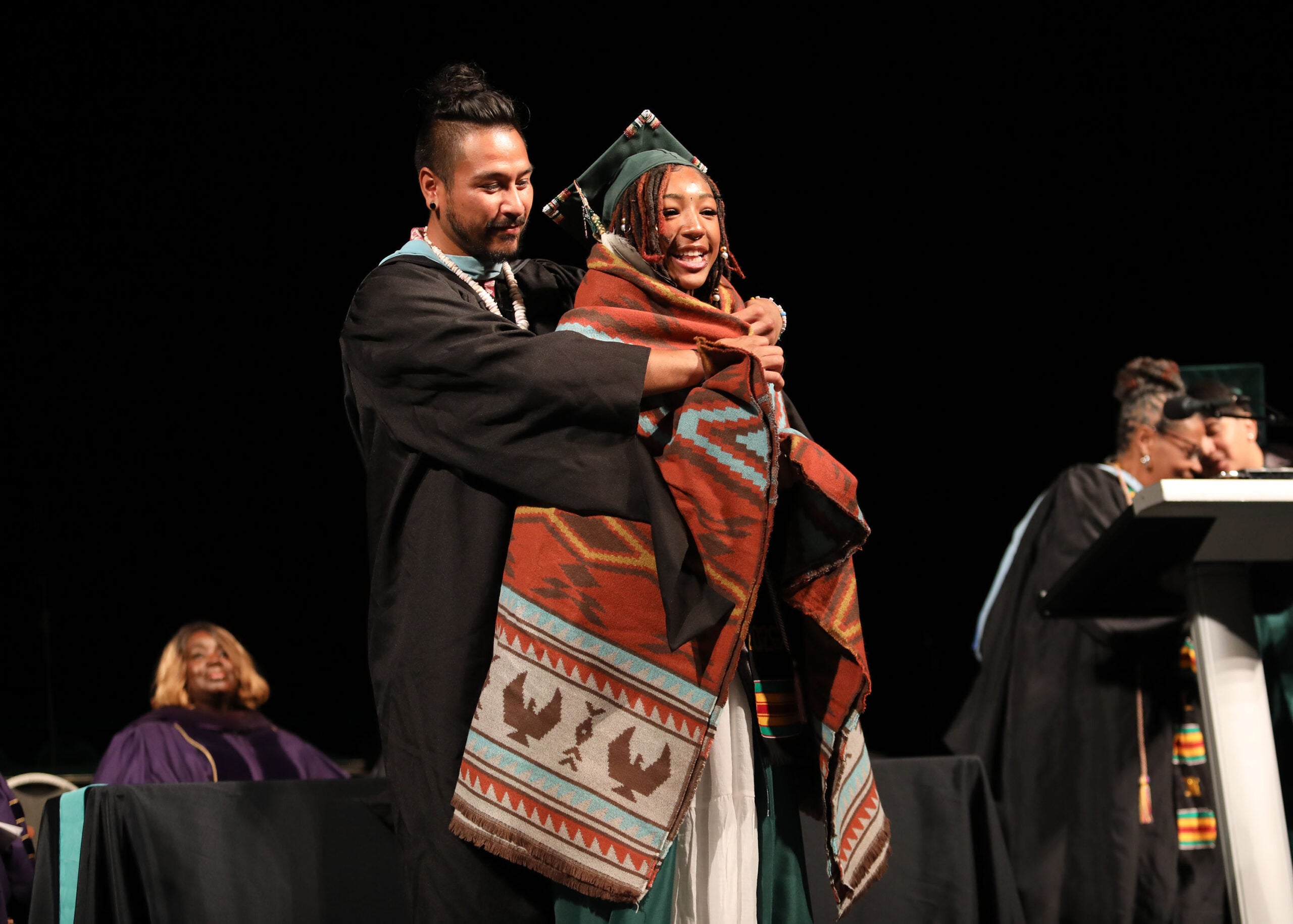 Graduation Franklin Native Blanket