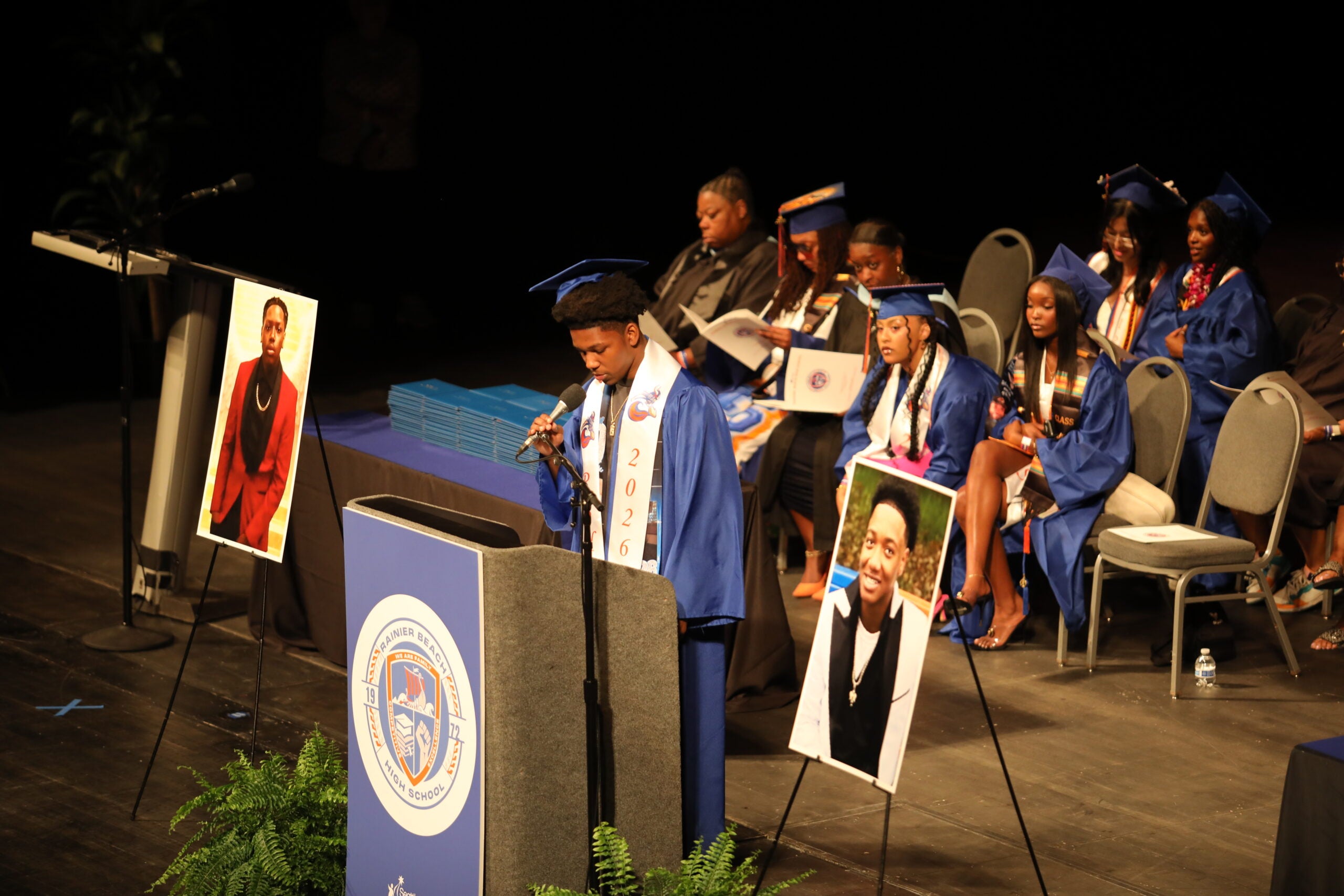 Graduation Rainier Beach emcee