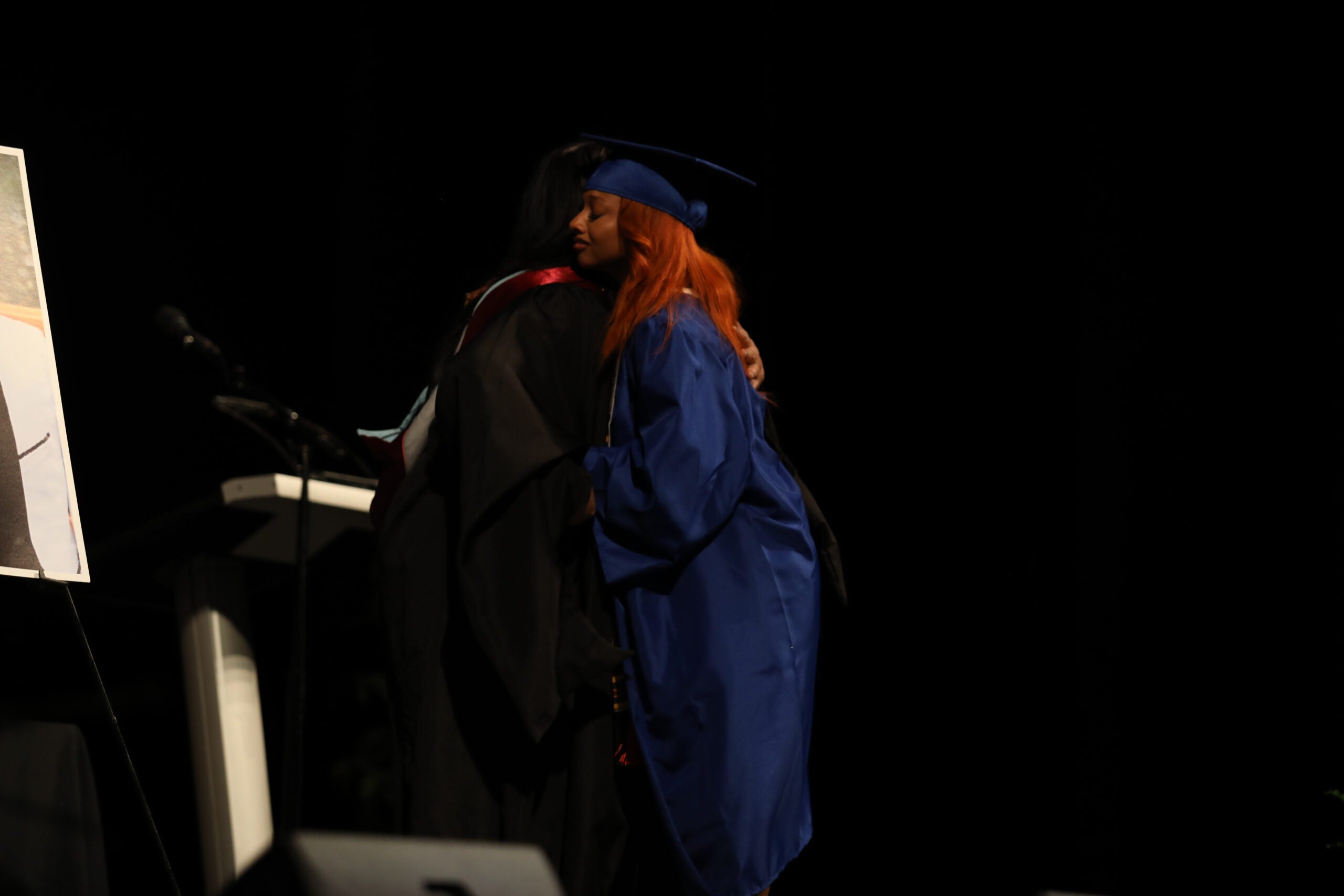 Graduation Rainier Beach hug