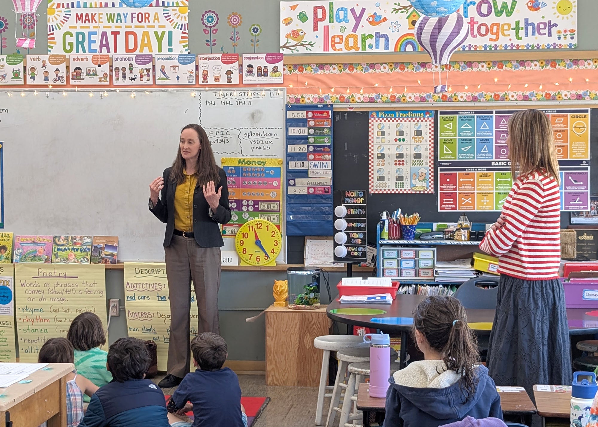 Regional Roundup Blaine Mayor in the Classroom