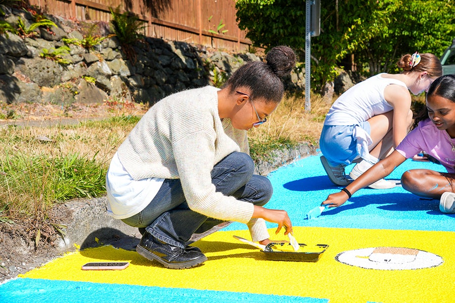 Painting the streets