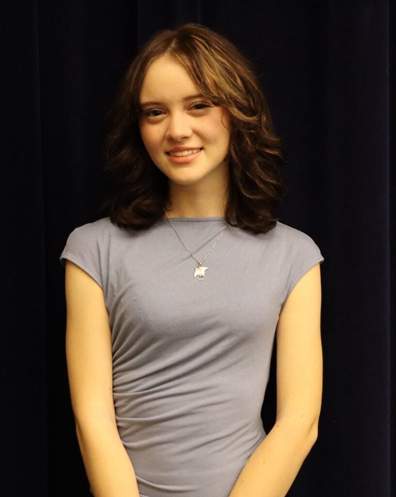 School Board Student Representative Eliana Faunce