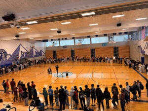 Ingraham Possibility Festival circle of students