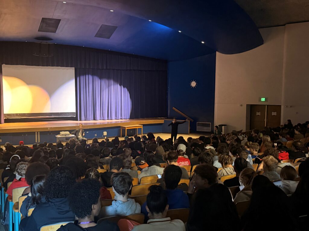 Ingraham Possibility Festival students in auditorium