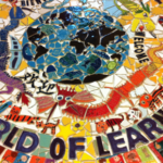 Beacon Hill tile mosaic that says a world of learners