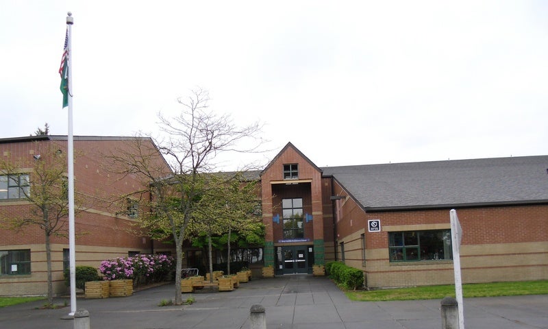 West Seattle Elementary entrance