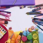 Paint, Brushes, Pens, Pencils, Erasers, Scissors
