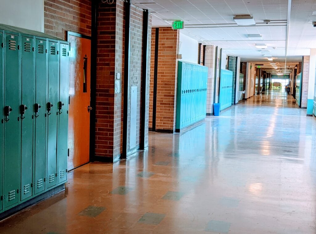 Whitman MS Hallway with Lockers