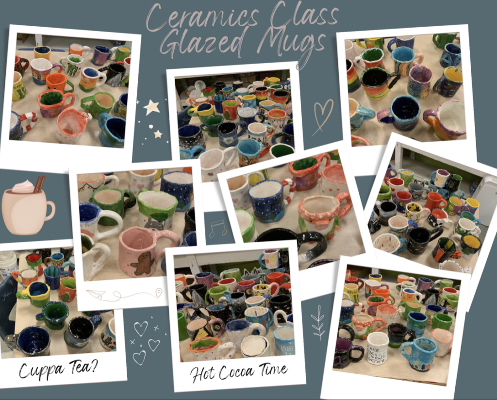 Collage of Glazed Mugs